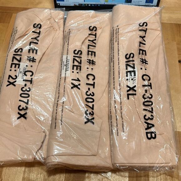 ZENANA OUTFITTERS BOYFRIEND TEE SHIRT IN PEACH COLOR - Picture 5 of 5